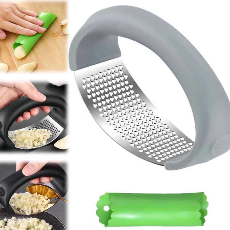 Stainless Steel Garlic Press