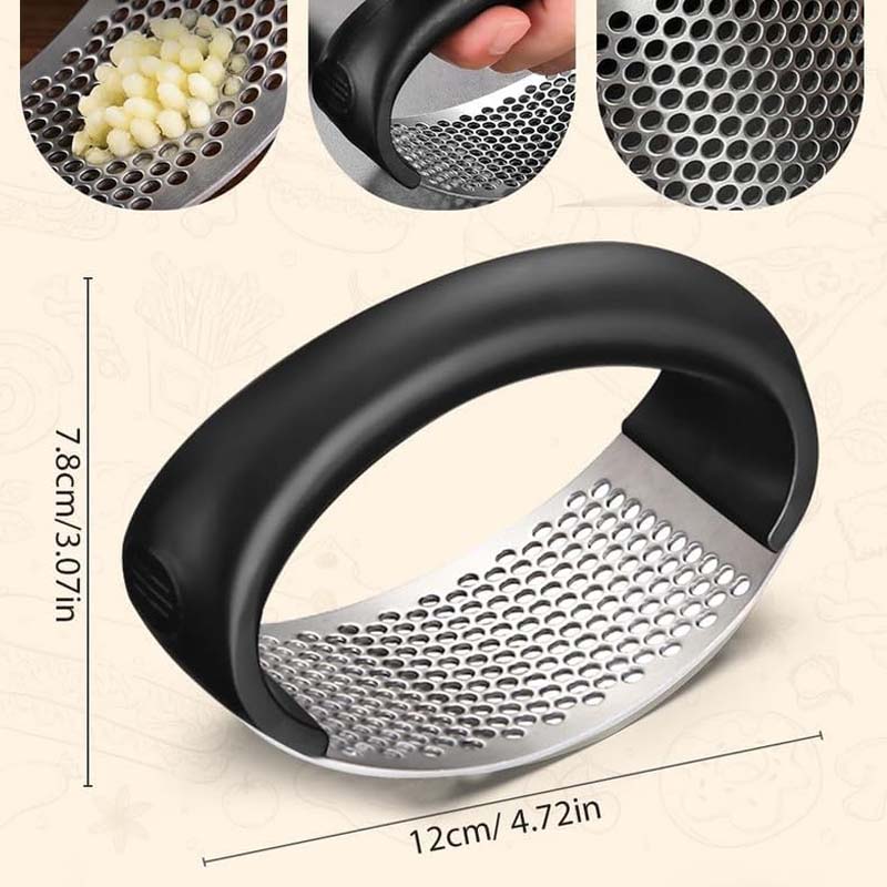 Stainless Steel Garlic Press